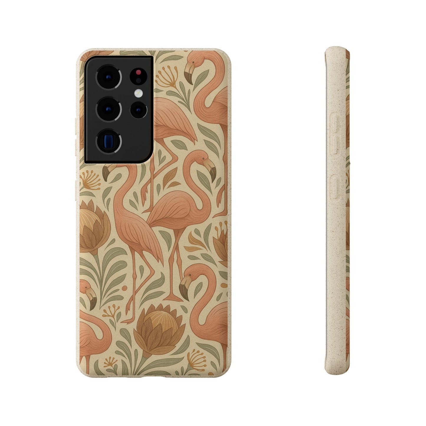 Eco-Natural Flamingo - Biodegradable Case
