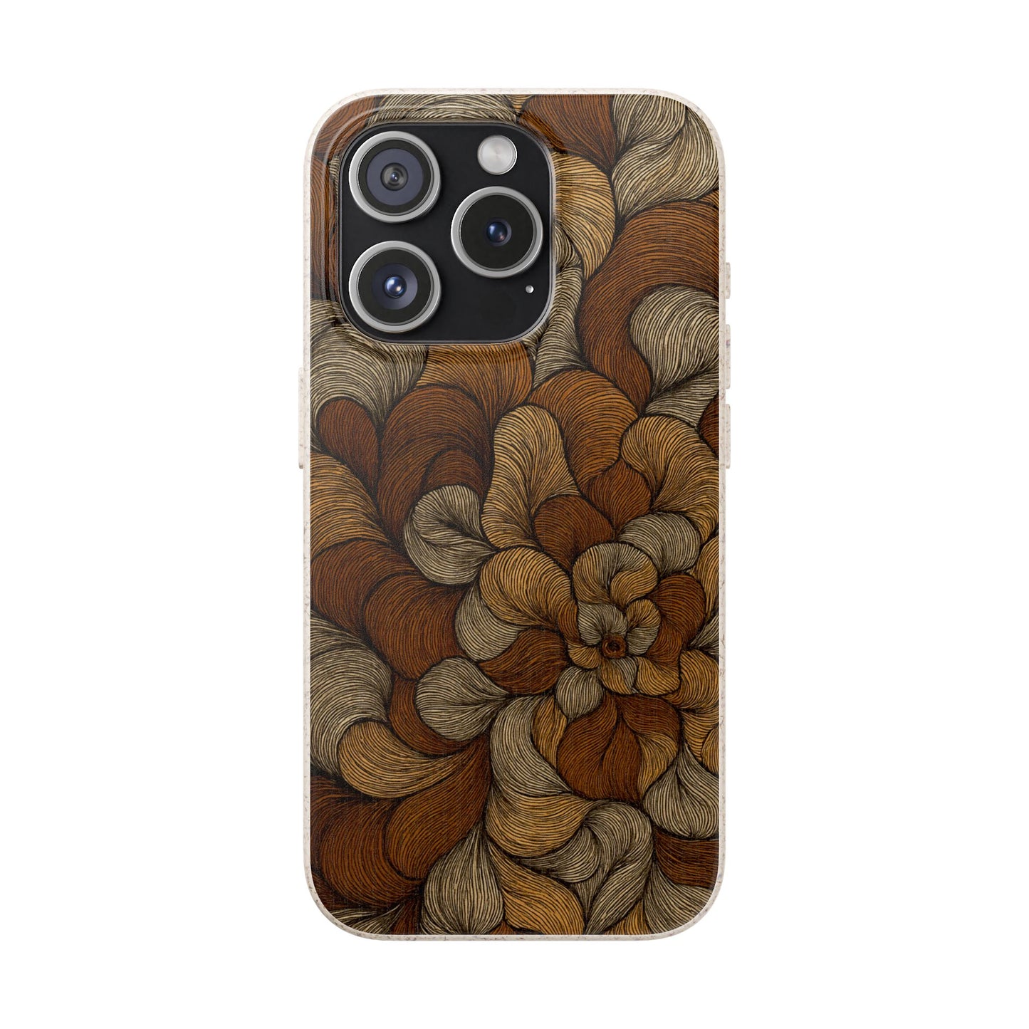 Earthy Mushroom Pedals - Biodegradable Case