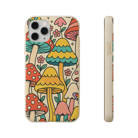 60's Whismical Garden - Biodegradable Case