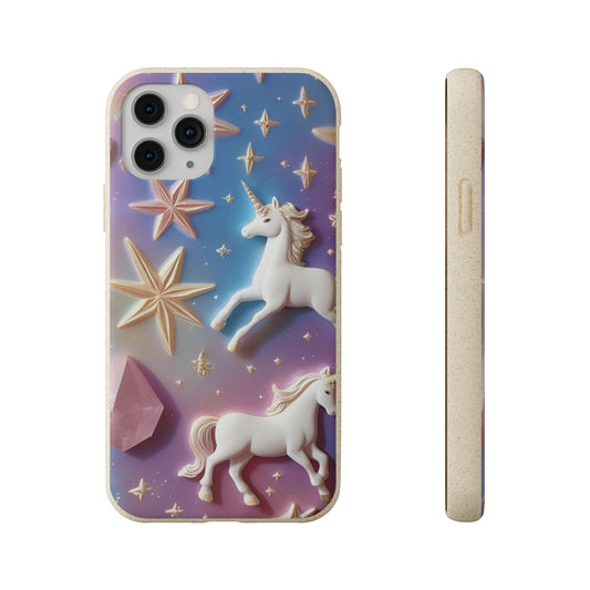 Unicorns & Gems - Biodegradable Case
