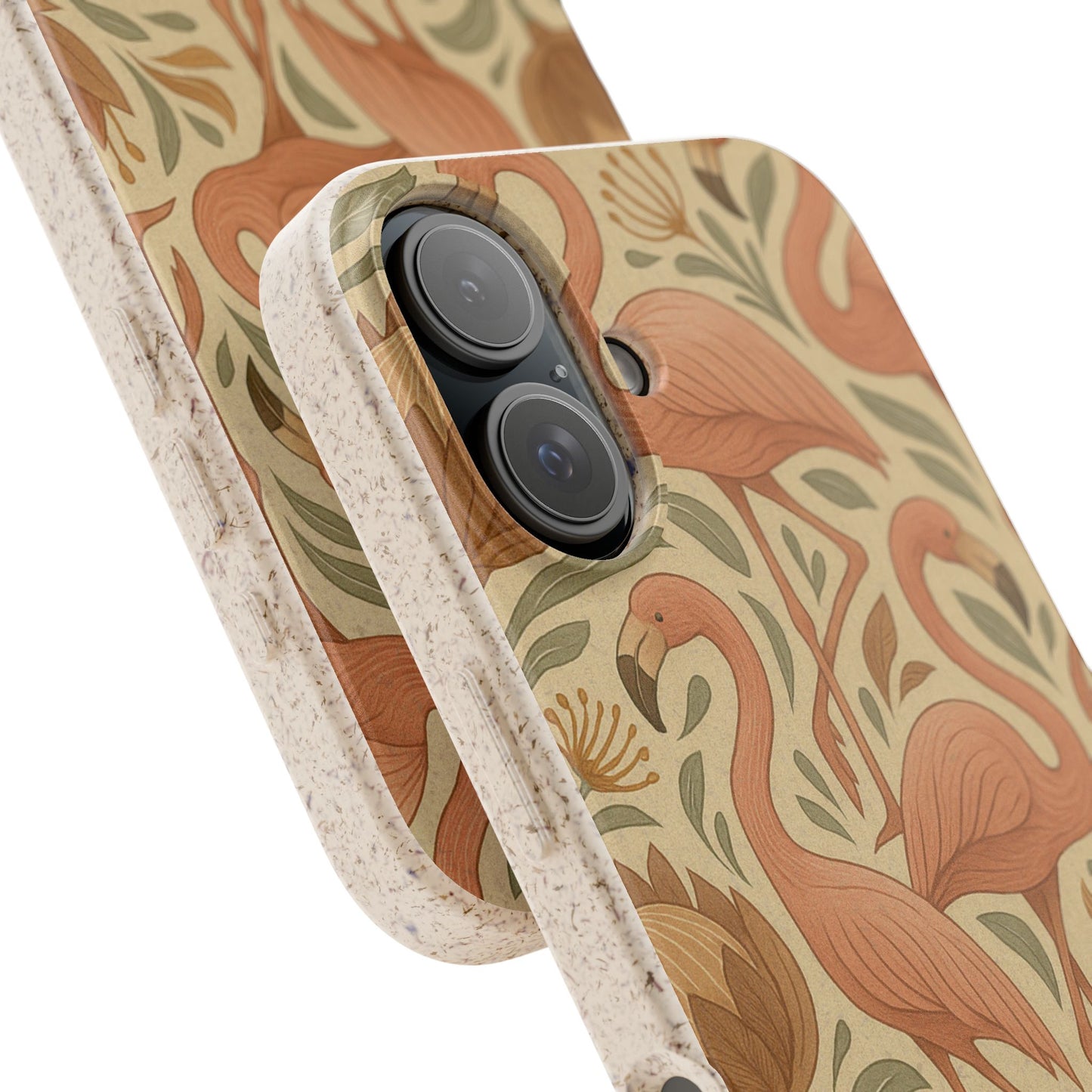 Eco-Natural Flamingo - Biodegradable Case