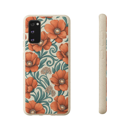 Floral Vines and Vibes - Biodegradable Case