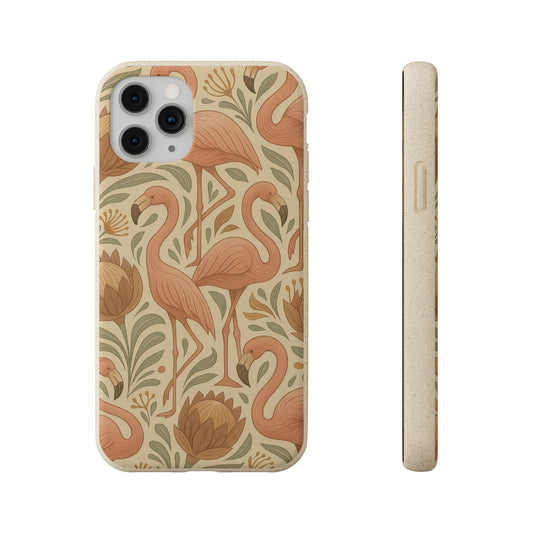 Eco-Natural Flamingo - Biodegradable Case