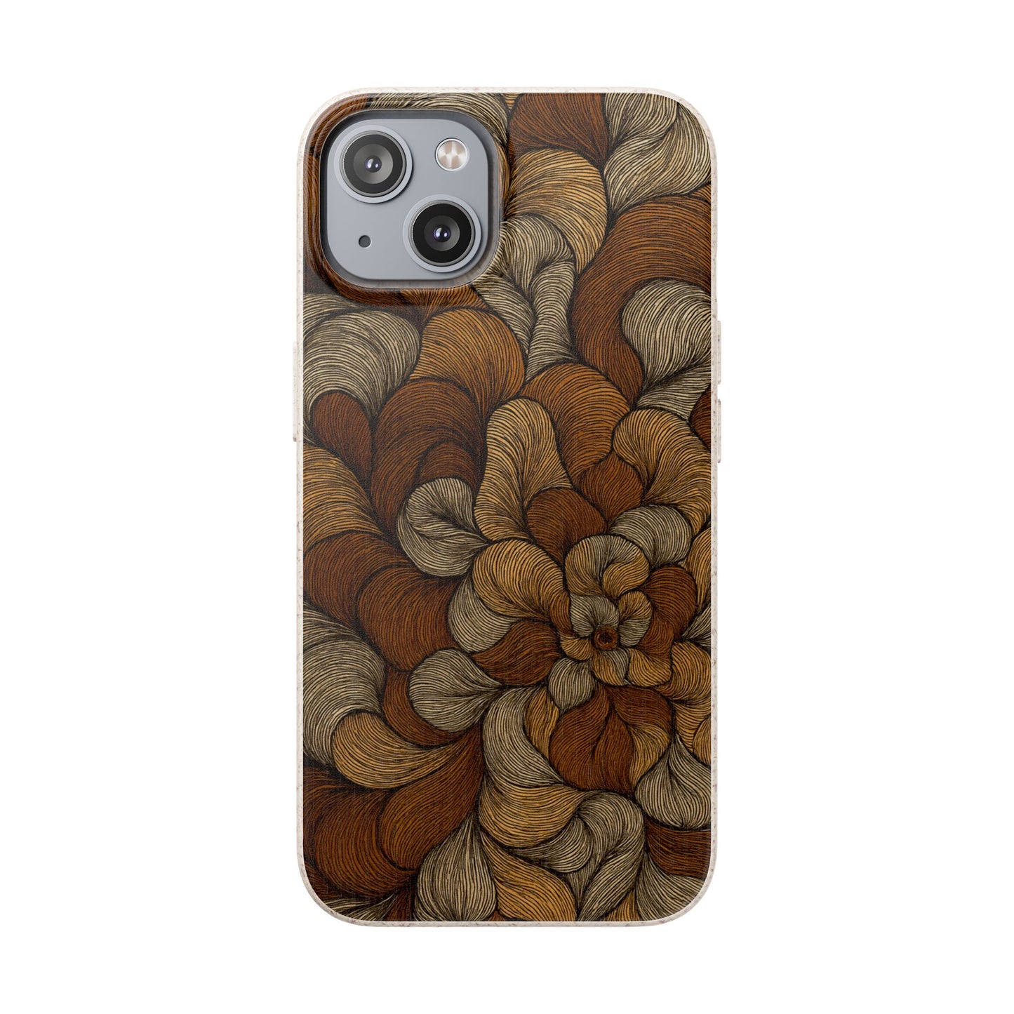 Earthy Mushroom Pedals - Biodegradable Case