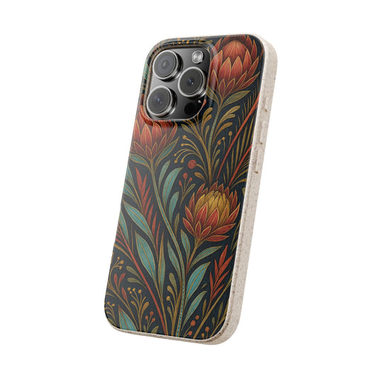 Sunburst Royal Flowers - Biodegradable Case