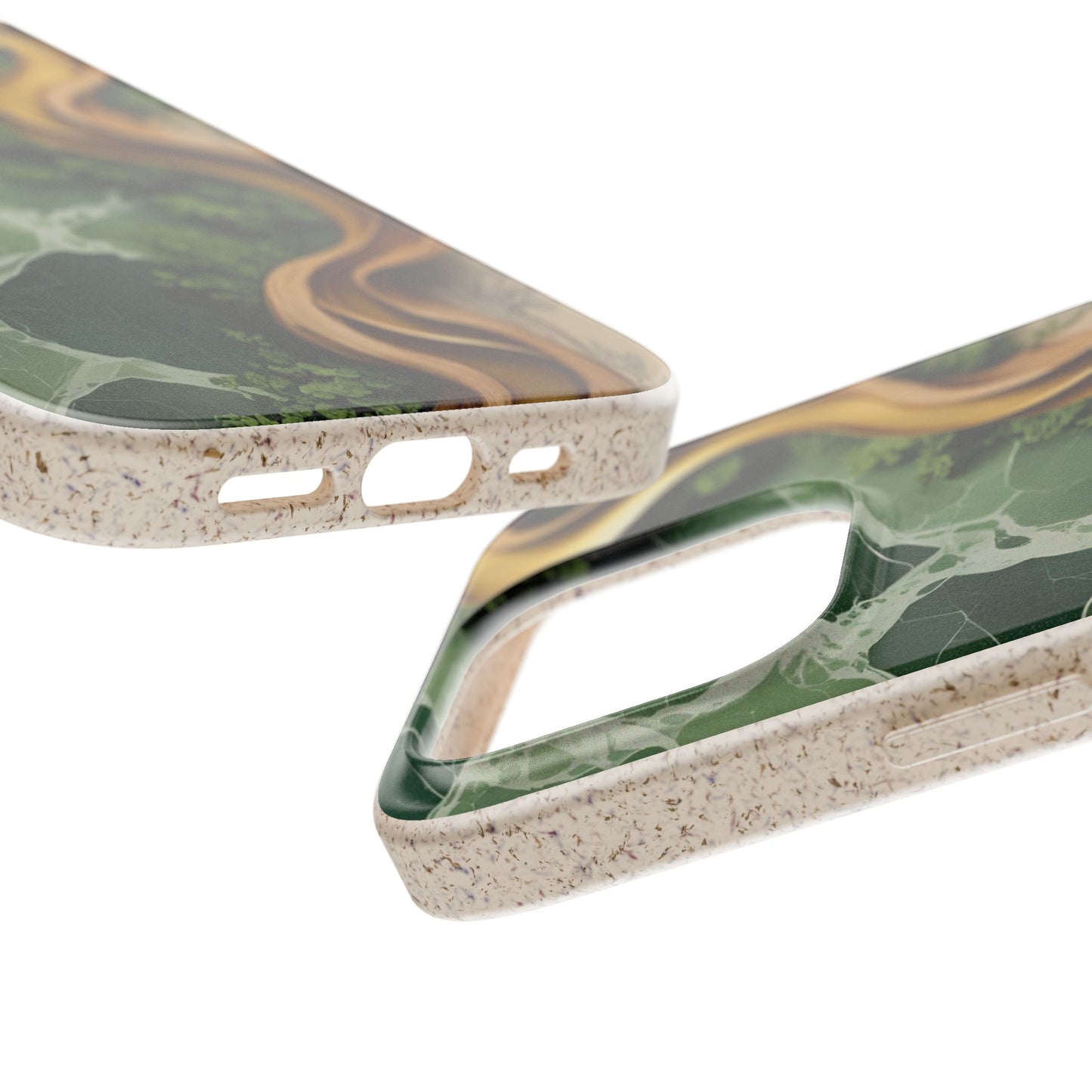 Marble Golden Wood - Biodegradable Case