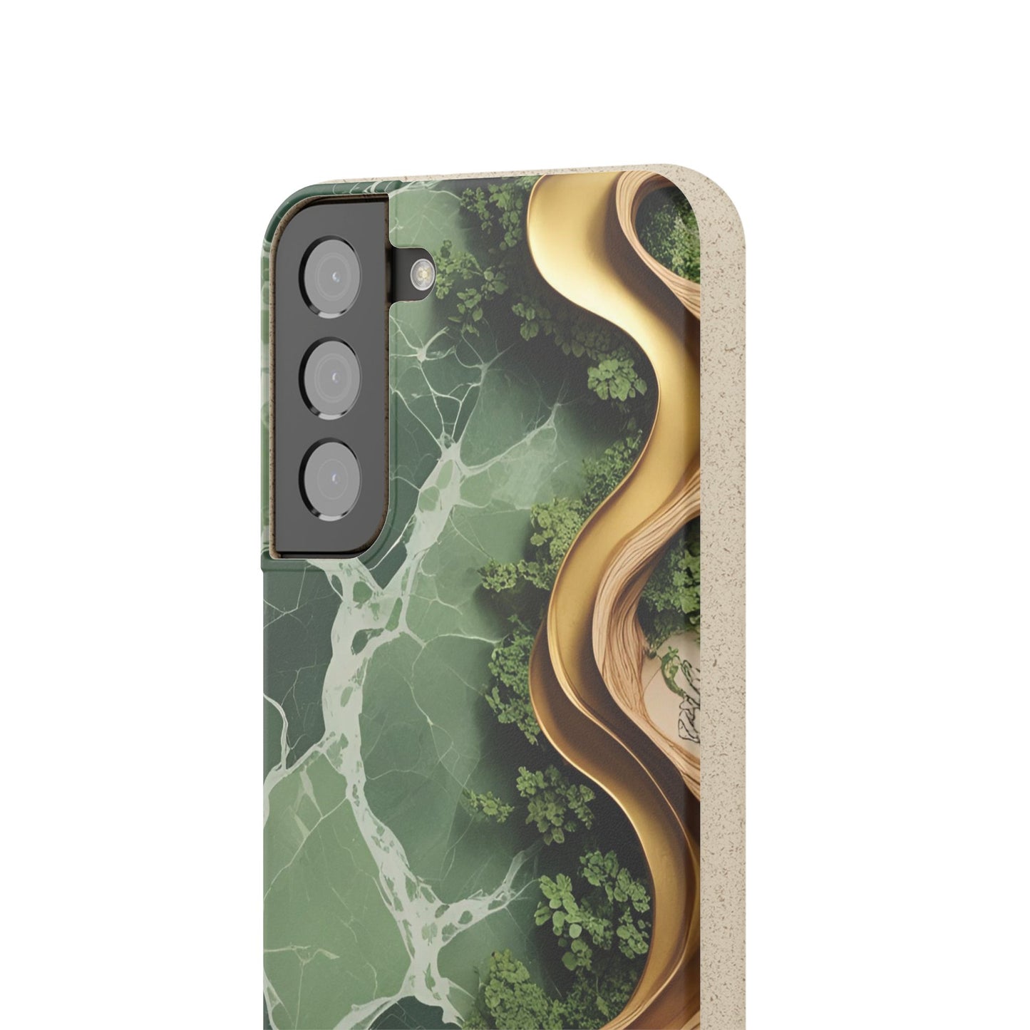 Marble Golden Wood - Biodegradable Case