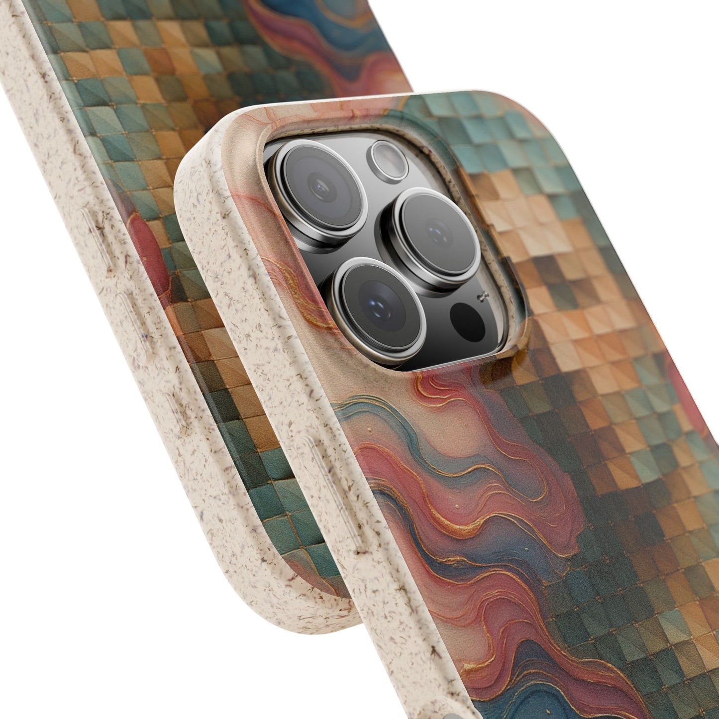 Mosaic Dreams & Liquid Flow - Biodegradable Case