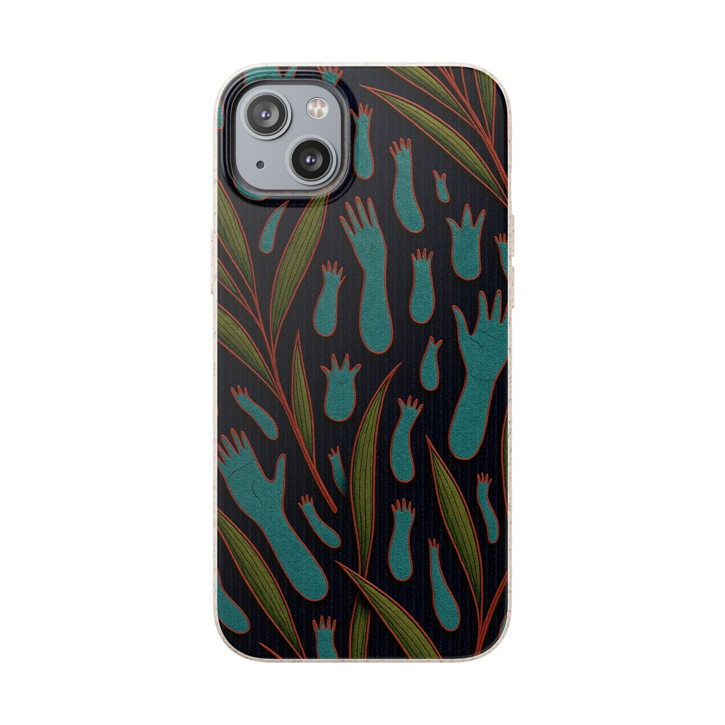 Handprints and Foliage - Biodegradable Case