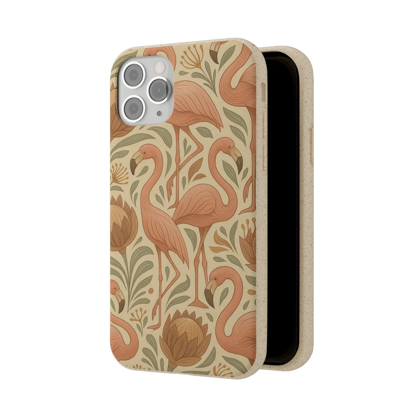 Eco-Natural Flamingo - Biodegradable Case
