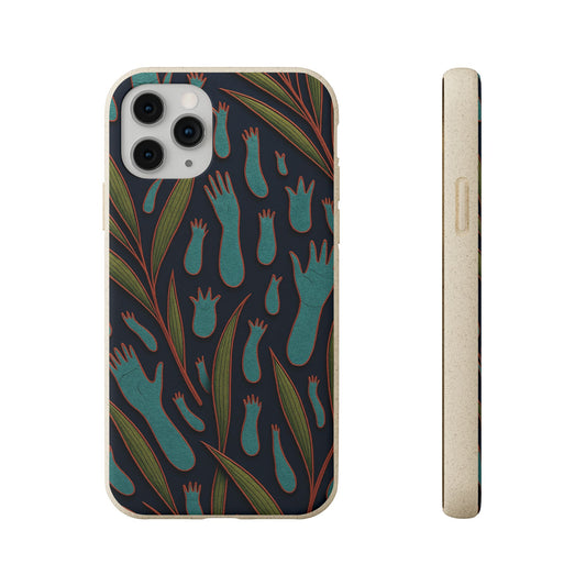 Handprints and Foliage - Biodegradable Case