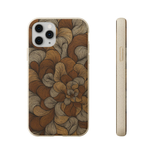 Earthy Mushroom Pedals - Biodegradable Case